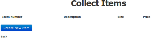 Collect items index