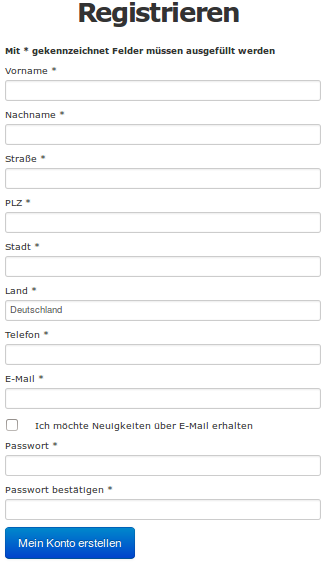 Sign up de